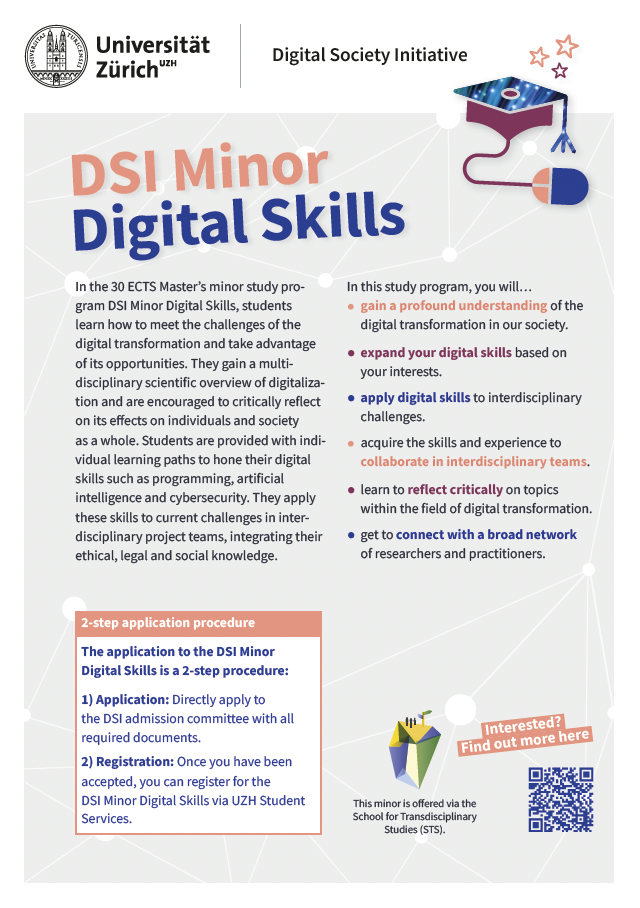 DSI Minor Digital Skills Flyer Picture