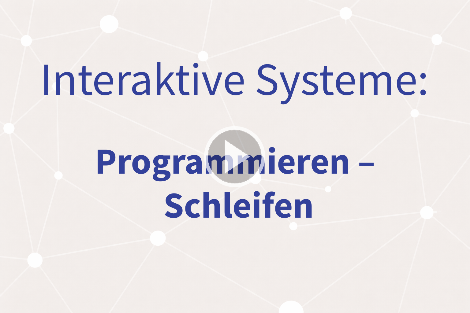 Thumbnail mit Link zum Video «Schleifen»