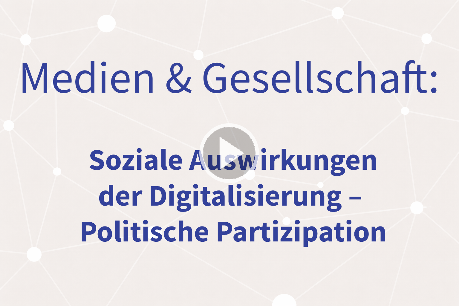 Thumbnail mit Link zum Video "Politische Partizipation"
