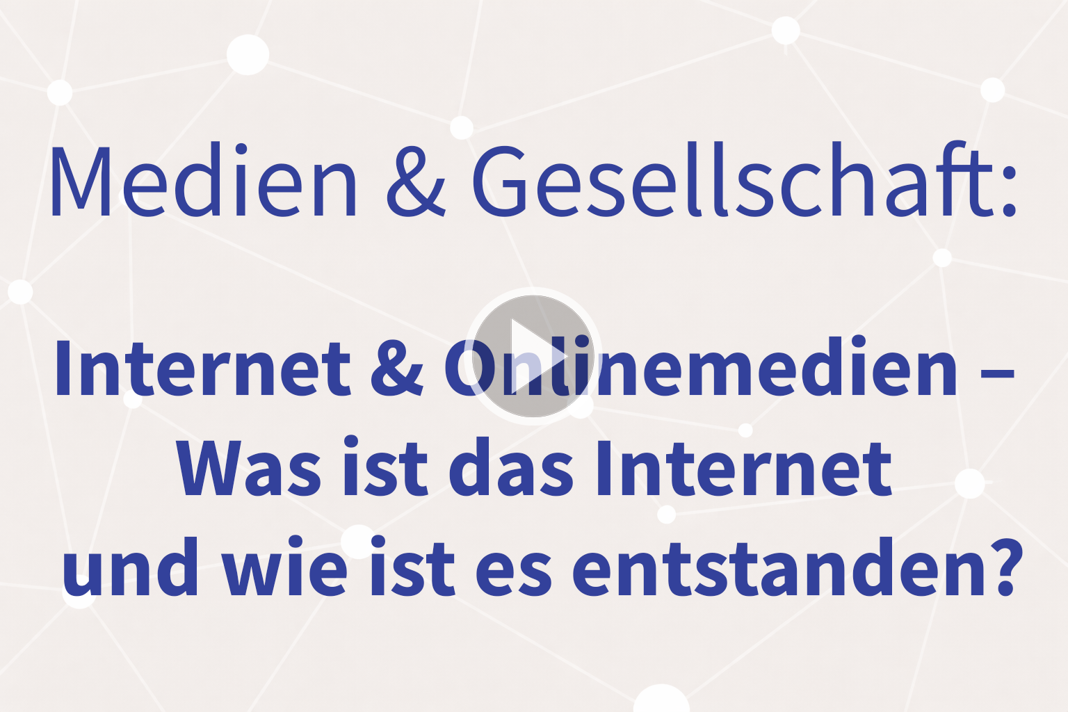 Thumbnail mit Link zum Video "Was ist das Internet"