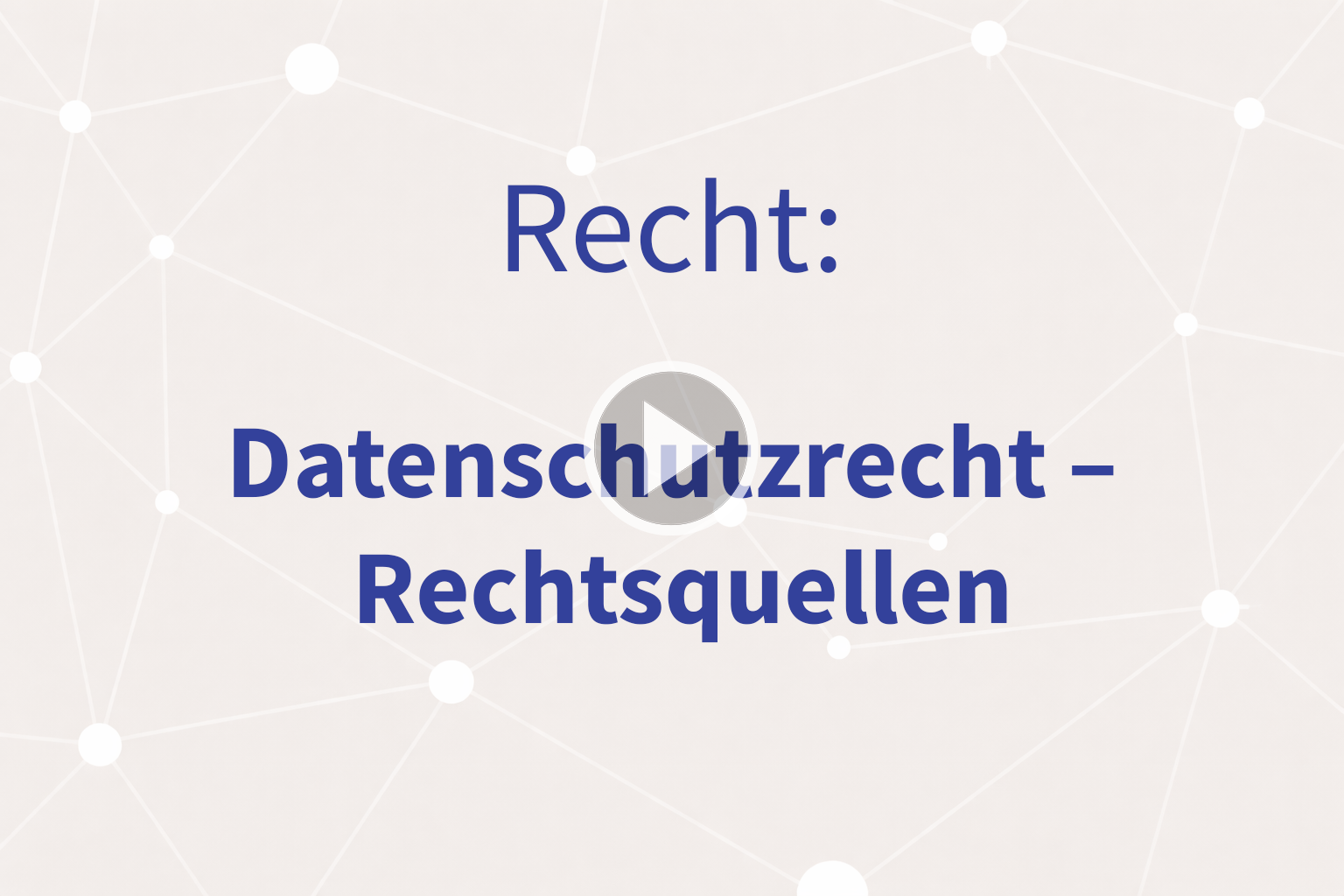 Thumbnail mit Link zum Video «Rechtsquellen»