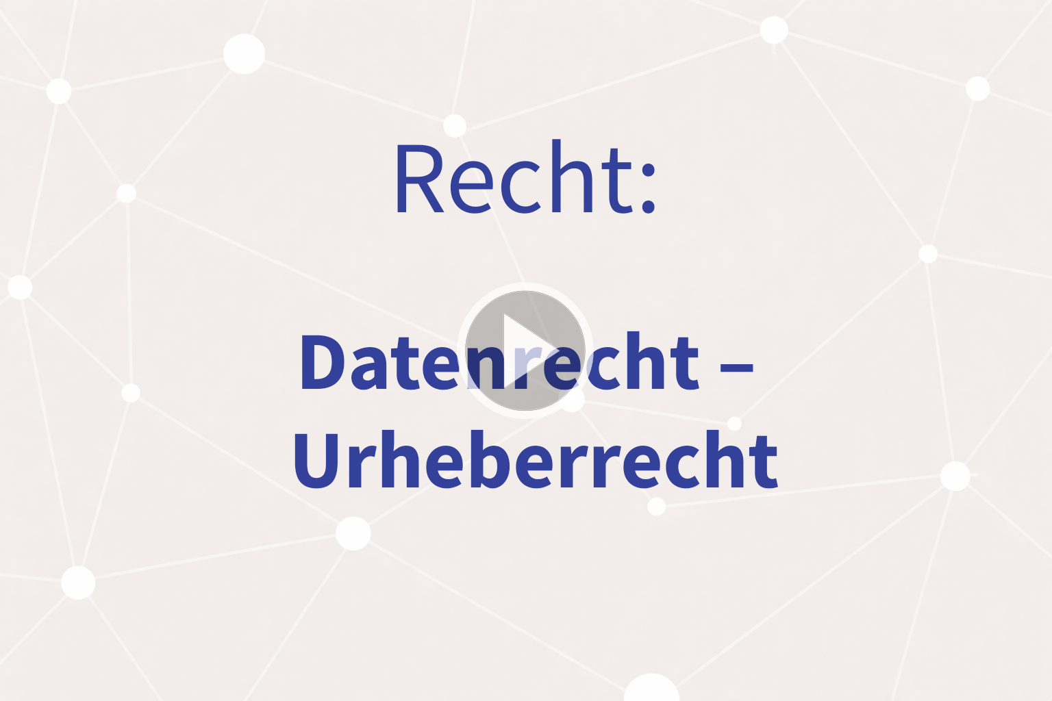 Thumbnail mit Link zum Video «Urheberrecht»