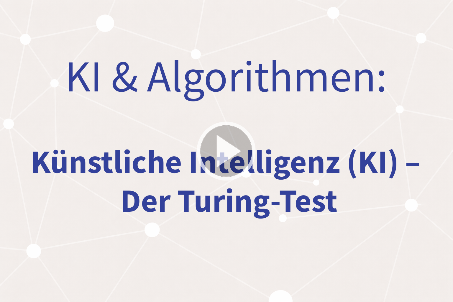 Thumbnail mit Link zum Video «Der Touring-Test»