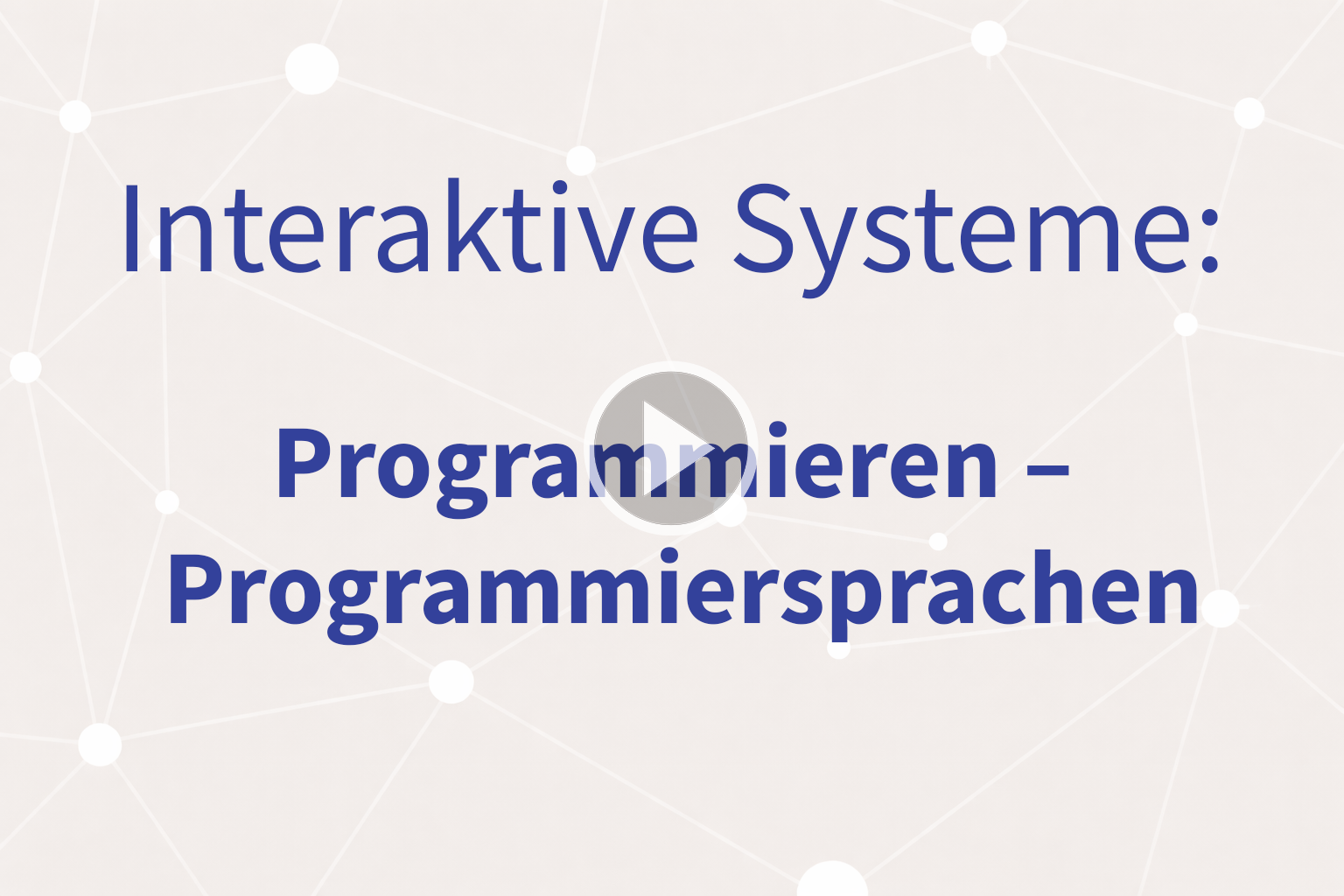 Thumbnail mit Link zum Video «Programmiersprachen»